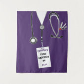 Nurse School Nurse Graduation Party Wandteppich (Vorderseite)