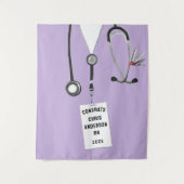 Nurse School Nurse Graduation Party Wandteppich (Vorderseite)