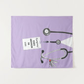 Nurse School Nurse Graduation Party Wandteppich (Vorderseite (Horizontal))