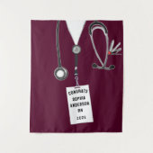 Nurse School Nurse Graduation Party Wandteppich (Vorderseite)