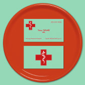 Nurse Scrubs Green Visitenkarte