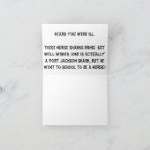 Nurse Shark erhält gut Notizkarte Karte (Innenseite)