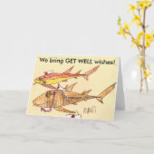 Nurse Shark erhält Well Card Karte (Gelbe Blume)