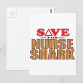 Nurse Shark Rett Postkarte (Vorne/Hinten)