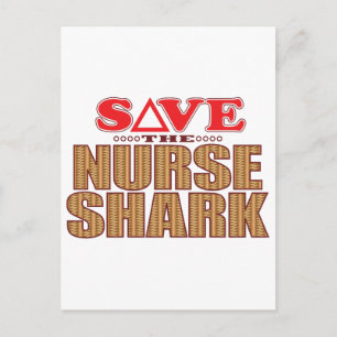 Nurse Shark Rett Postkarte