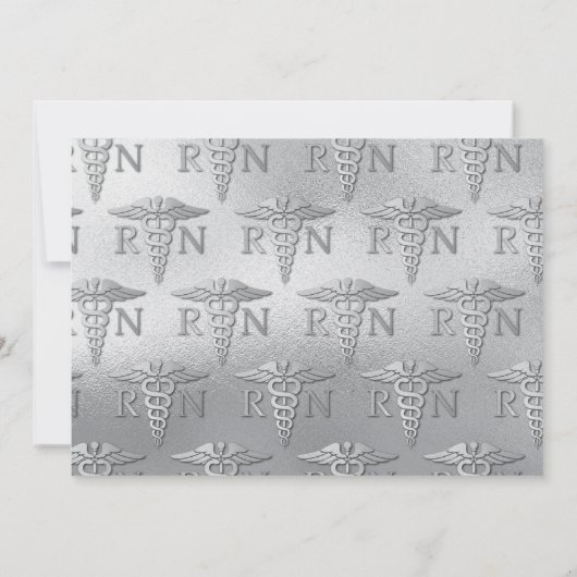 Nurse Silver Abschluss Ankündigung Black (Rückseite)