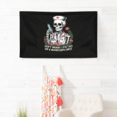 Nurse Skeleton Joke Spaß Halloween Essential T-Sh Banner (Insitu)