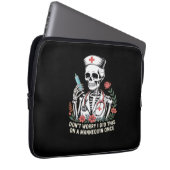 Nurse Skeleton Joke Spaß Halloween Essential T-Sh Laptopschutzhülle (Vorne Rechts)