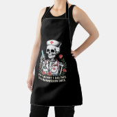 Nurse Skeleton Joke Spaß Halloween Essential T-Sh Schürze (InSitu)