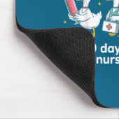 Nurse Skeleton New Year Crew 2026 Funny Er Icu Par Mousepad (Ecke)