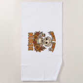 Nurse Skelett Halloween RN Nur Strandtuch (Vorderseite)