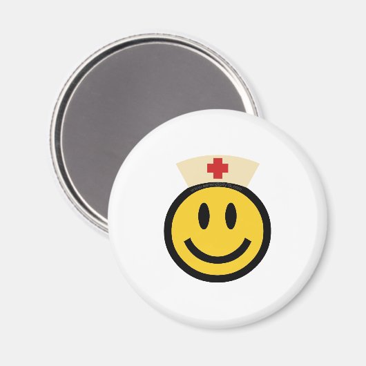 Nurse Smile Magnet (Vorderseite/Rückseite)