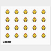 Nurse Smile Quadratischer Aufkleber (Blatt)