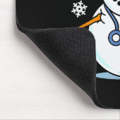 Nurse Snowman Nurse Christmas Mousepad (Ecke)