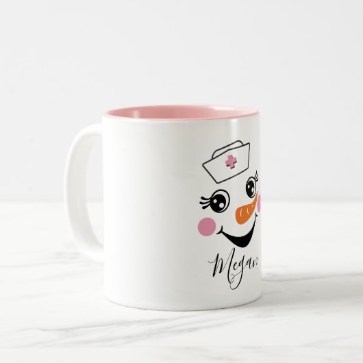 Nurse Snowman Tasse (Vorderseite Links)