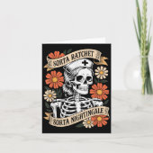 Nurse Sorta Ratchet Sorta Nightingale Skeleton Hal Karte (Vorderseite)
