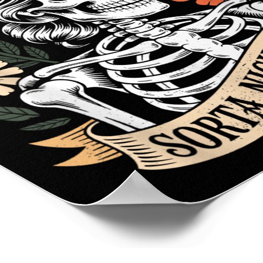 Nurse Sorta Ratchet Sorta Nightingale Skeleton Hal Poster (Ecke)