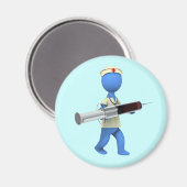 Nurse Spaß Magnet (Vorderseite/Rückseite)