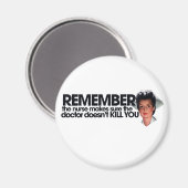 Nurse Spaß Magnet (Vorderseite/Rückseite)