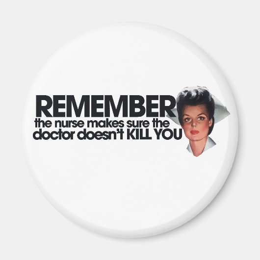 Nurse Spaß Magnet (Vorne)