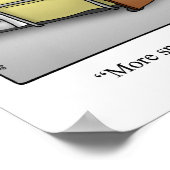 Nurse Spaß Poster-Geschenk Poster (Ecke)