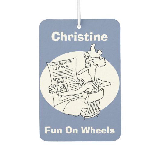 Nurse Spot the Boil Competition Autolufterfrischer (Vorderseite)