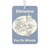 Nurse Spot the Boil Competition Autolufterfrischer (Rückseite)