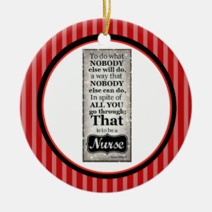 Nurse Sprichwort Ornament