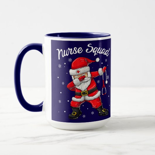 Nurse Squad Christmas Tasse (Links)