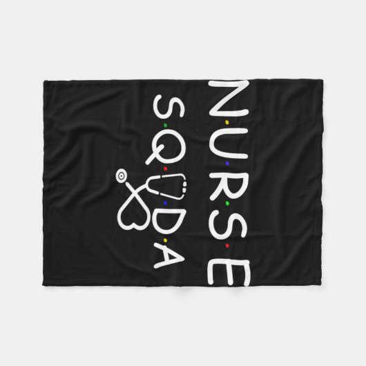 Nurse Squad Fleecedecke (Vorderseite (Horizontal))