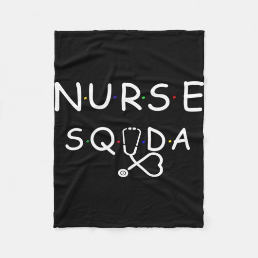 Nurse Squad Fleecedecke (Vorderseite)