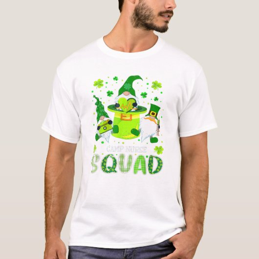 Nurse Squad Nursing St Patrick T-Shirt (Vorderseite)