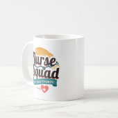 Nurse Squad Ruhe unter Druck Kaffeetasse (Vorderseite Links)