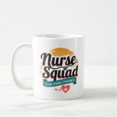 Nurse Squad Ruhe unter Druck Kaffeetasse (Links)