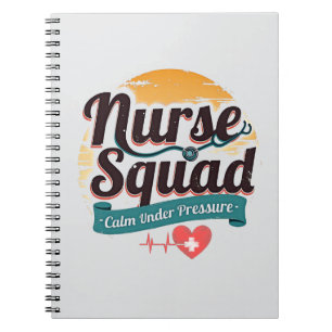 Nurse Squad Ruhe unter Druck Notizblock