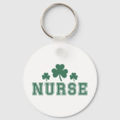 Nurse St. Patrick's Day Schlüsselanhänger (Vorderseite)