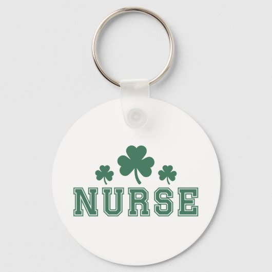 Nurse St. Patrick's Day Schlüsselanhänger (Vorderseite)