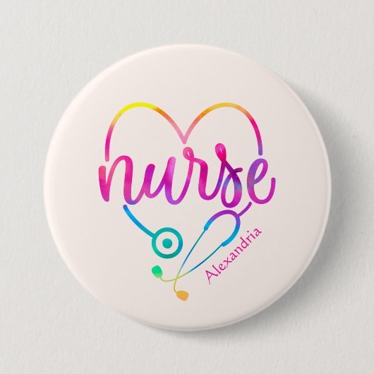 Nurse Stethoscope Button (Vorderseite)