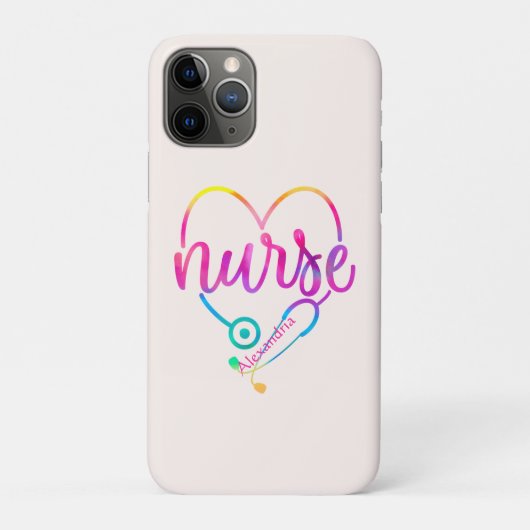 Nurse Stethoscope Case-Mate iPhone Hülle (Rückseite)
