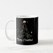 Nurse Stethoscope Christmas Tree Lights Funny Nurs Kaffeetasse (Links)