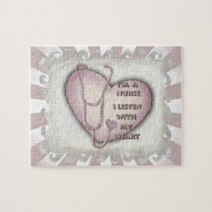 Nurse Stethoscope Heart Puzzle