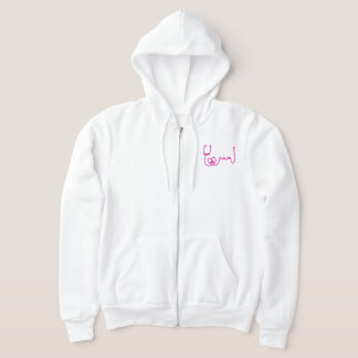 Nurse Stethoscope Heartbeat Hoodie