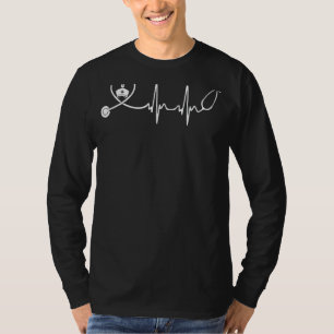 Nurse Stethoscope Heartbeat Nurse Week 2022 T-Shirt