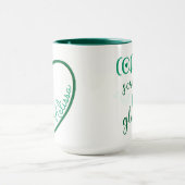 Nurse Stethoscope Herz Grüner Kaffee Spaß Tasse (Zentrum)