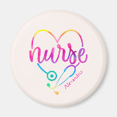 Nurse Stethoscope Magnet (Vorne)
