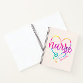 Nurse Stethoscope Notizblock (Innenseite)