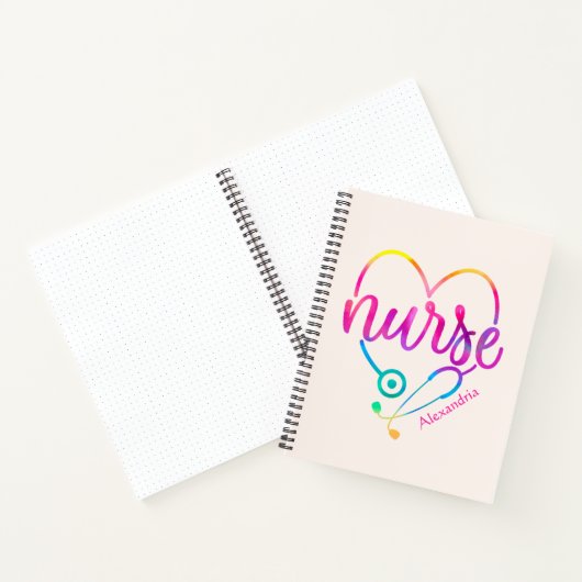 Nurse Stethoscope Notizblock (Innenseite)