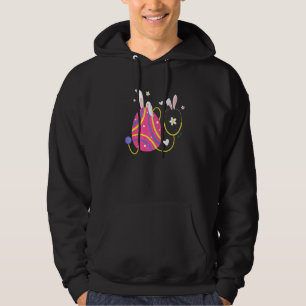 Nurse Stethoscope Ostertag Kaninchenohren Niedlich Hoodie