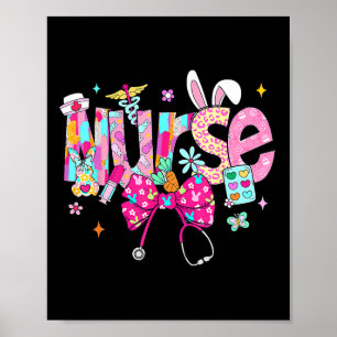 Nurse Stethoskop Niedlich Kokett Bogen Stethoskop Poster