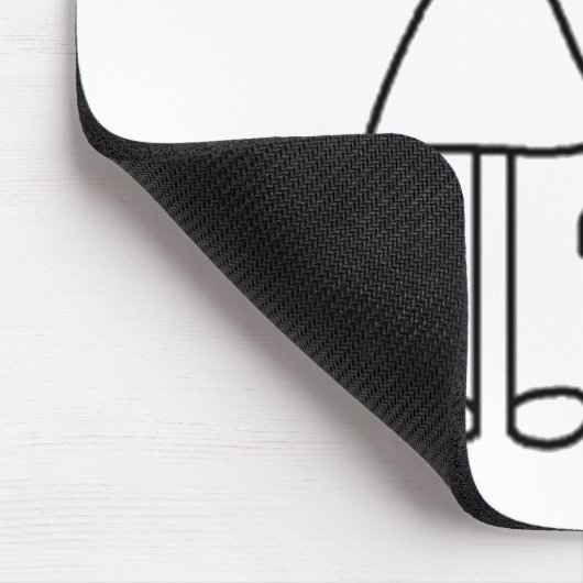 Nurse Strichmännchen Mousepad (Ecke)